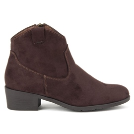 Mørkebrune Filippo DBT1046 / 19 Dbr støvler beige