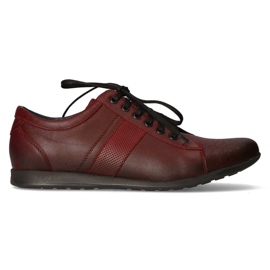 Lædersko Filippo 2063 bordeaux rød