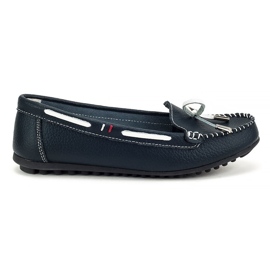 Filippo DP141 / 20 Nv Navy loafers marine blå