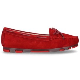 Rød Filippo DP1203 / 20 Rd læder loafers