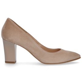 Filippo F637 Beż Naturlige pumper beige
