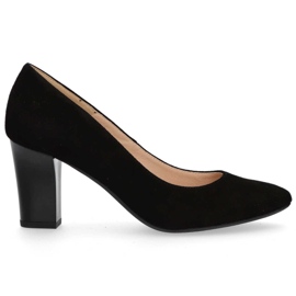 Filippo F637 Pumps i sort ruskind beige