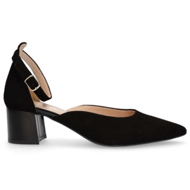 Filippo F272 Pumps i sort ruskind