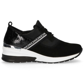 Lædersneakers Filippo DP1388 / 20 Bk sorte