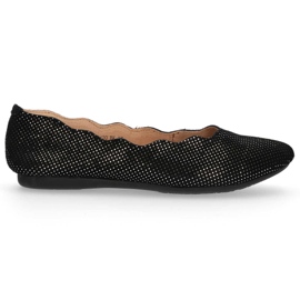Læderballerinaer Filippo DP1260 / 20 Bk sorte