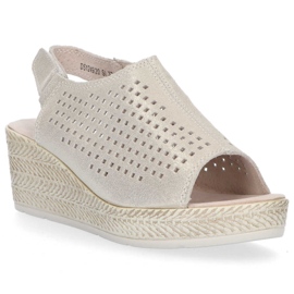 Filippo DS1249 / 20 Si sølv sandaler beige grå