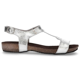 Filippo DS1271 / 20 Si sølv sandaler grå