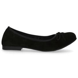 Læderballerinaer Filippo DP1231 / 20 Bk sorte