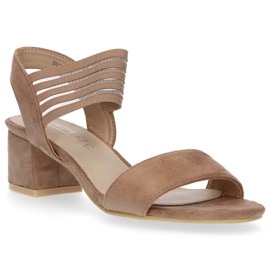 Filippo DS1289 / 20 Beżowe sandaler beige
