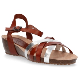 Lædersandaler Filippo DS1333 / 20 Br brun