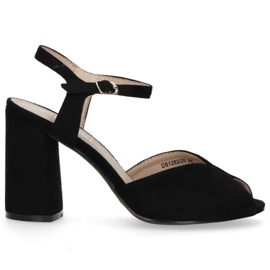 Filippo DS1282 / 20 Bk Sorte sandaler