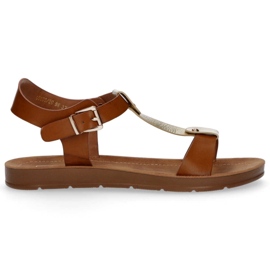 Filippo DS105 / 20 Br brune sandaler gul