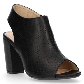 Filippo DBT44 / 16 Bk Sorte sandaler