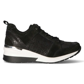 Lædersneakers Filippo DP1505 / 20 Bk sorte