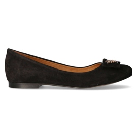 Filippo Premium 2054 sort ruskindsballerina