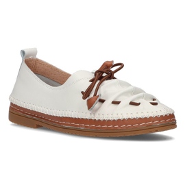 Lædersko Filippo DP2058 / 21 Wh hvid
