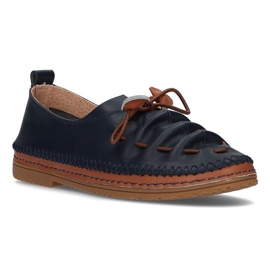 Lædersko Filippo DP2058 / 21 Nv marineblå marine blå