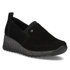 Læder Sneakers Filippo DP1500 / 21 Bk sort