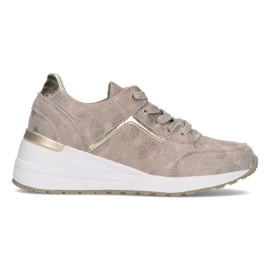 Lædersneakers Filippo DP2003 / 21 Go guld gylden