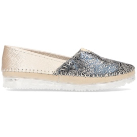 Lædersko Filippo DP2147 / 21 Be beige flerfarvet