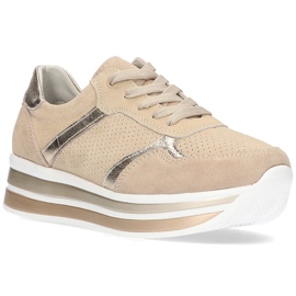 Lædersneakers Filippo DP2004 / 21 Be beige