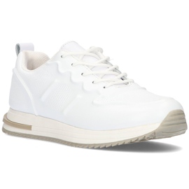 Læder sportssneakers Filippo DP2017 / 21 Wh hvid