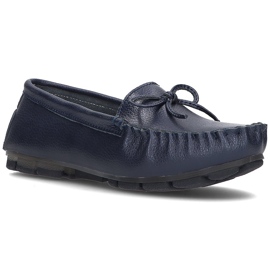 Læder loafers Filippo DP004 / 21 Nv marineblå marine blå