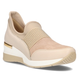Lædersneakers Filippo 089 beige