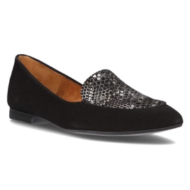 Læder loafers Filippo 04958 sort