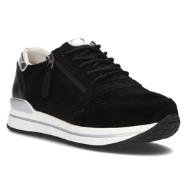 Læder Sneakers Filippo DP2049 / 21 Bk sort