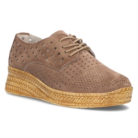 Lædersko Filippo DP2162 / 21 Sd brun