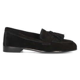 Lædermokkasiner Filippo DP2149 / 21 Bk sort
