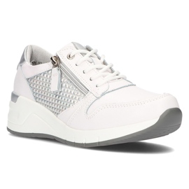 Læder Sneakers Filippo DP2052 / 21 Wh hvid