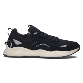 Lædersneakers Filippo MSP2119 / 21 Nv marineblå marine blå