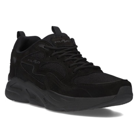 Læder Sneakers Filippo MSP2116 / 21 Bk sort