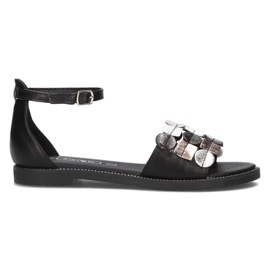 Filippo DS1286 / 21 Mlt flerfarvede sandaler sort
