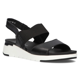 Lædersandaler Filippo DS2140 / 21 Bk sorte