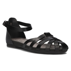 Lædersandaler Filippo 40224 sort