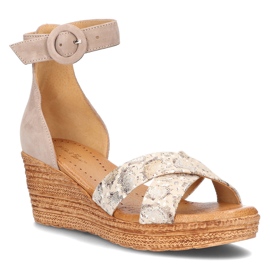 Lædersandaler Filippo 04565-04 / 00-5 gylden beige