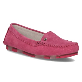 Læder loafers Filippo DP2037 / 21 Fh pink lyserød