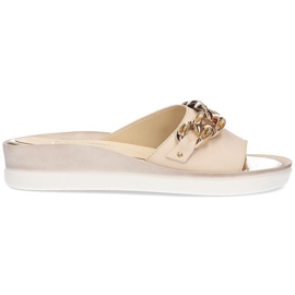 Læder hjemmesko Filippo 105 beige