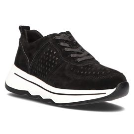Filippo Lædersneakers DP3171 / 21 Bk sorte