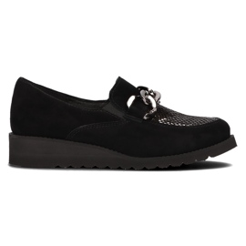 Læder loafers Filippo 124 sort