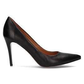 Læder Filippo 956 pumps sort
