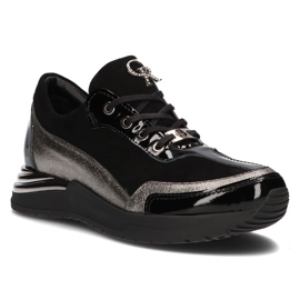 Lædersneakers Filippo 120 sort