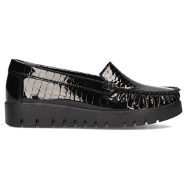 Lædersko Filippo DP3024 / 21 Bk Cr sort