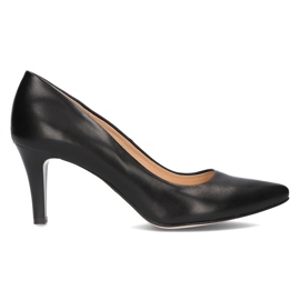 Læder pumps Filippo 1062 Sort