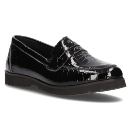 Lædermokkasiner Filippo DP3172 / 21 Bk sort