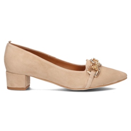 Lædersko Filippo 2109/2 beige