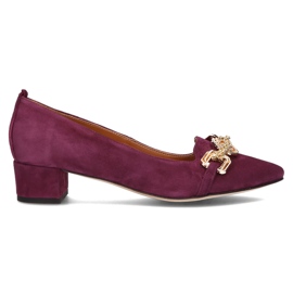 Lædersko Filippo 2109/2 lilla violet